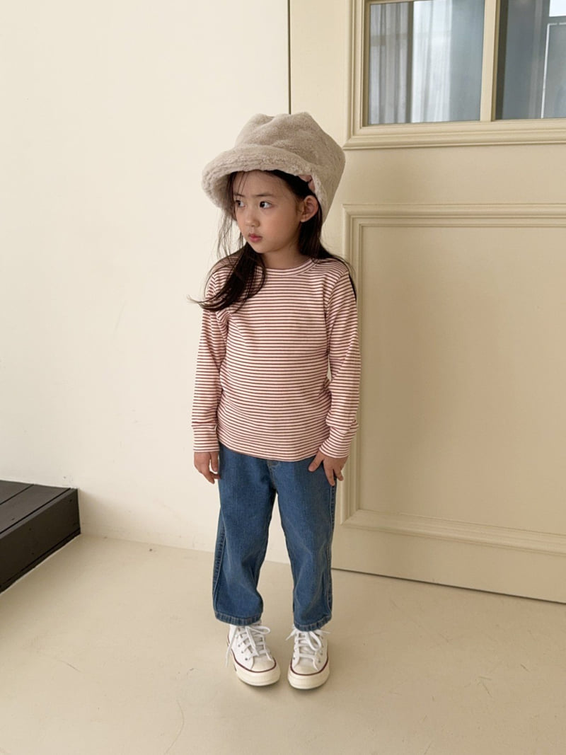 La Chouchou - Korean Baby Fashion - #babyboutiqueclothing - Dadily Stripe Tee - 3