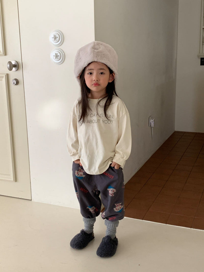 La Chouchou - Korean Baby Fashion - #babylifestyle - Dog Jogger Pants - 10