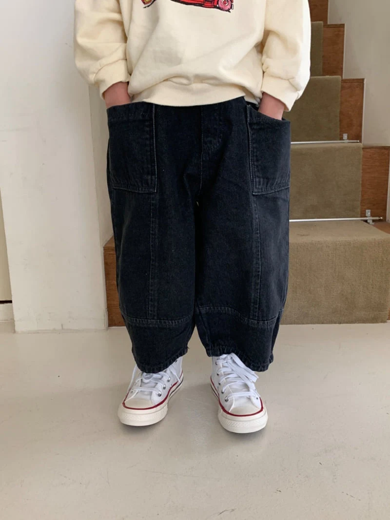 La Chouchou - Korean Baby Fashion - #babylifestyle - Ladder Denim Pants - 10