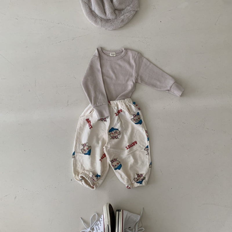 La Chouchou - Korean Baby Fashion - #babyoninstagram - Dog Jogger Pants - 11