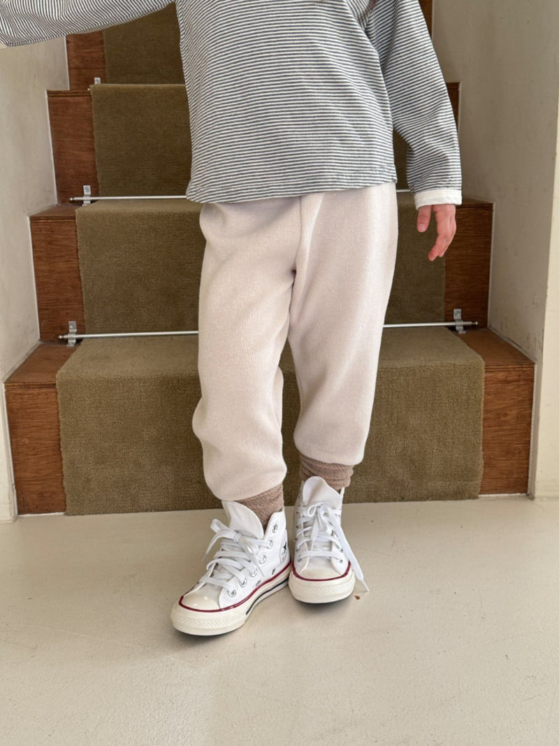 La Chouchou - Korean Baby Fashion - #babyoninstagram - Span Jogger Pants - 3