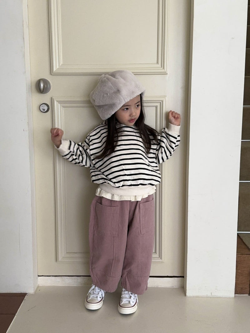 La Chouchou - Korean Baby Fashion - #babyoninstagram - Pigment Stripe Hoodie - 7