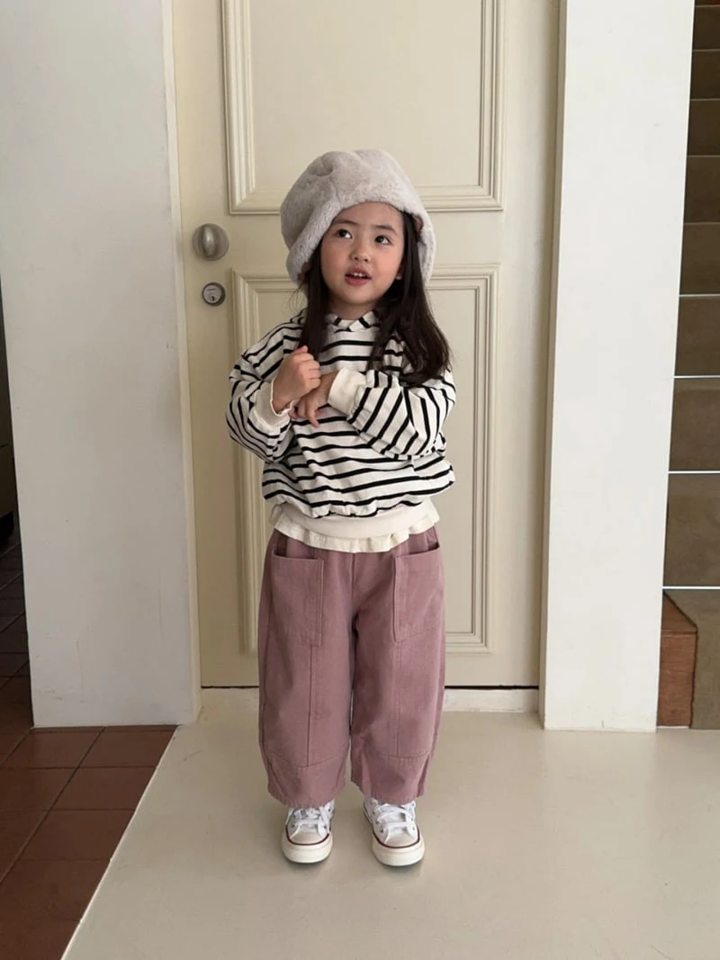 La Chouchou - Korean Baby Fashion - #babyootd - Ladder Cotton Pants - 5