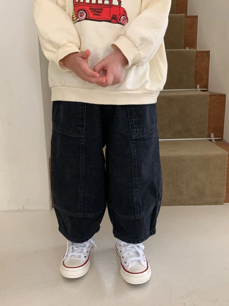 La Chouchou - Korean Baby Fashion - #babyootd - Ladder Denim Pants - 12