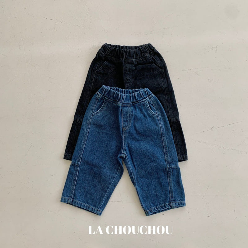 La Chouchou - Korean Baby Fashion - #babyootd - Barguette Denim Pants - 9