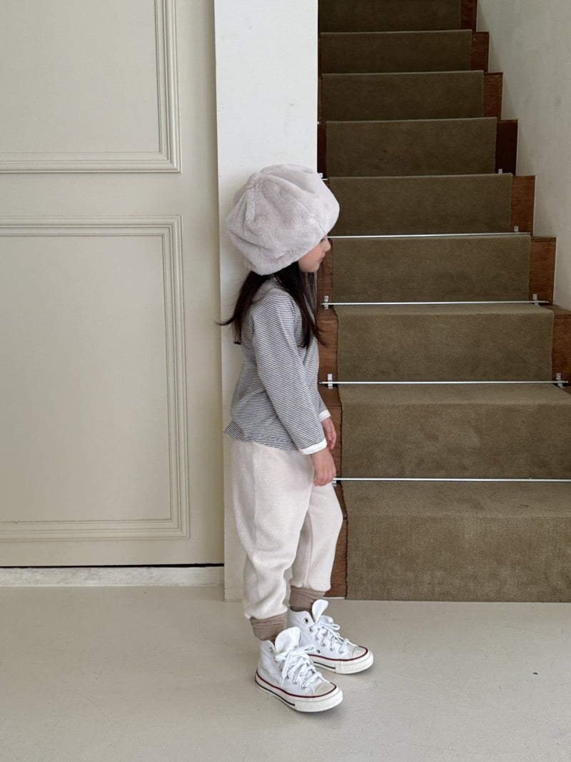 La Chouchou - Korean Baby Fashion - #babyoutfit - Span Jogger Pants - 5