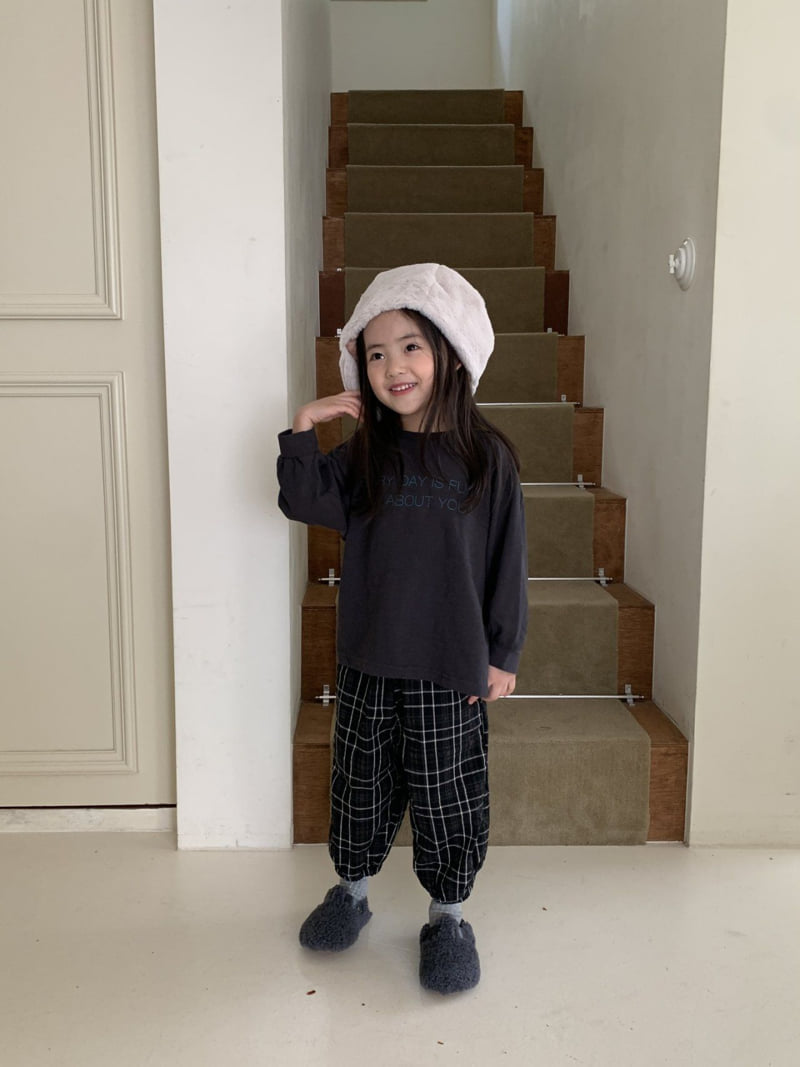 La Chouchou - Korean Baby Fashion - #babyoutfit - Classic Check Pants - 4