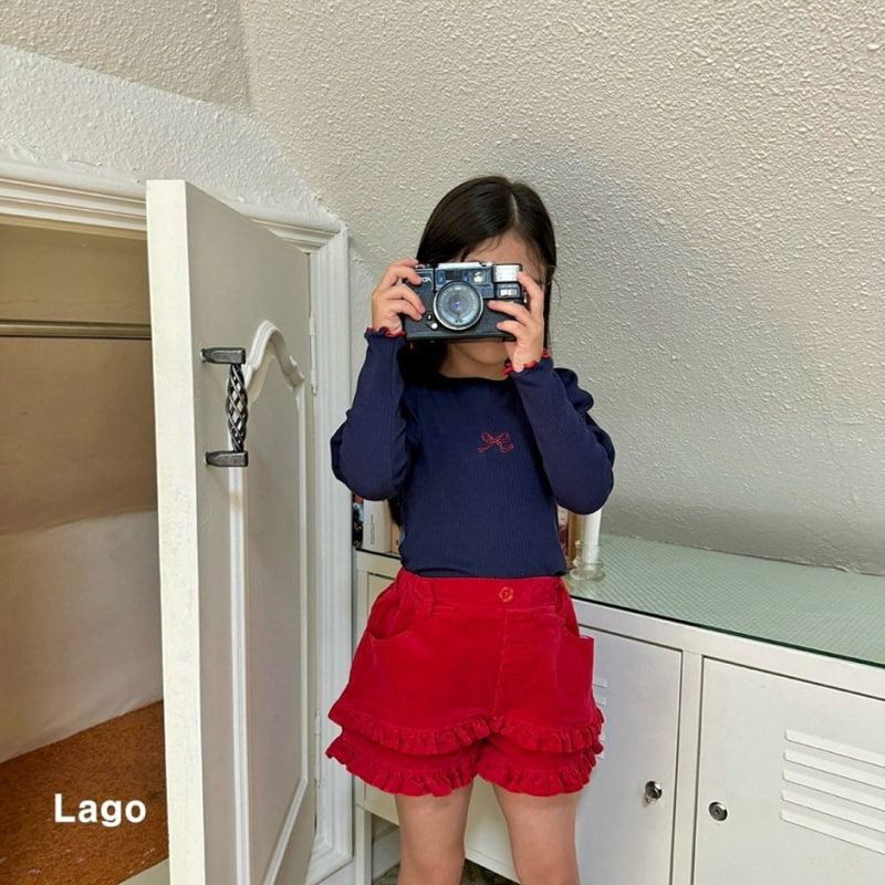 Lago - Korean Children Fashion - #Kfashion4kids - Lilly Frill Span Pants - 10