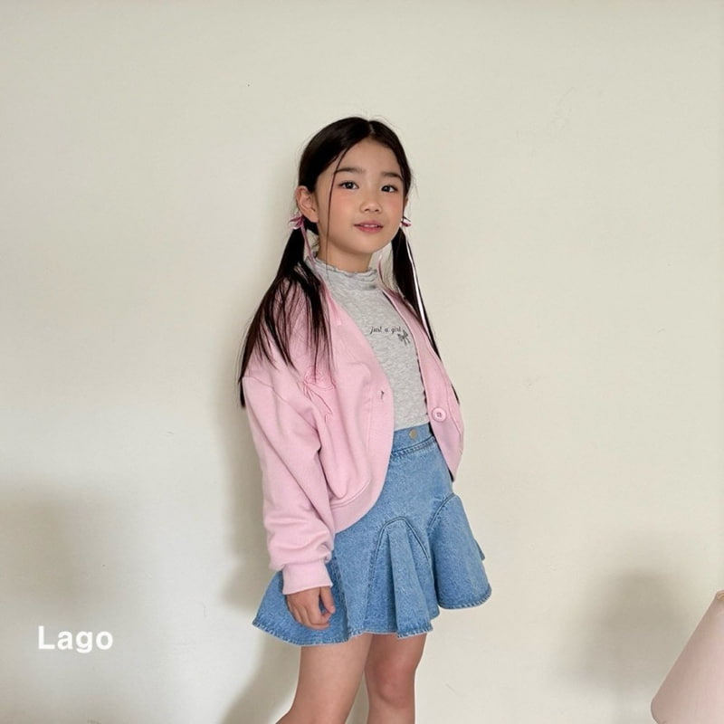 Lago - Korean Children Fashion - #Kfashion4kids - Ruffle Denim Skirt - 9