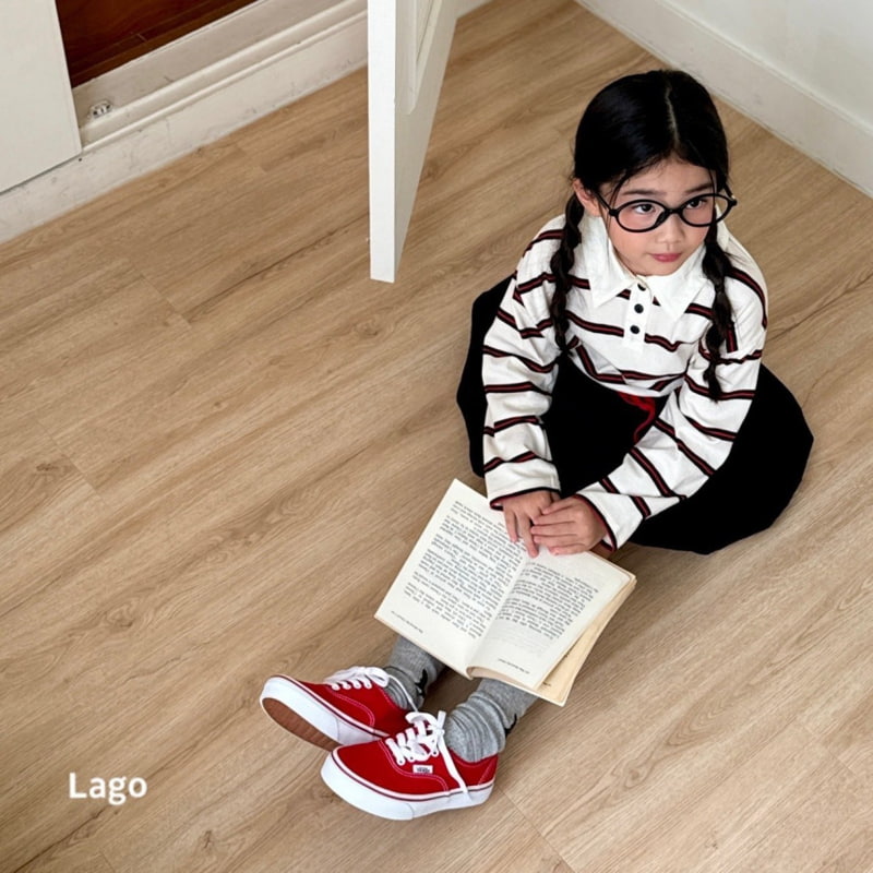 Lago - Korean Children Fashion - #Kfashion4kids - Miu Stripe Tee - 8