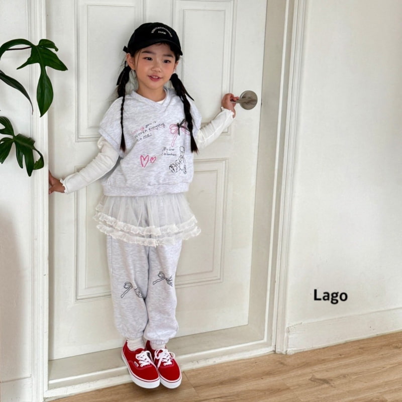 Lago - Korean Children Fashion - #Kfashion4kids - Terry Ribbon Vest - 5