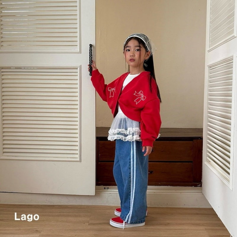 Lago - Korean Children Fashion - #Kfashion4kids - Embroidery Ribbon Bolero - 3