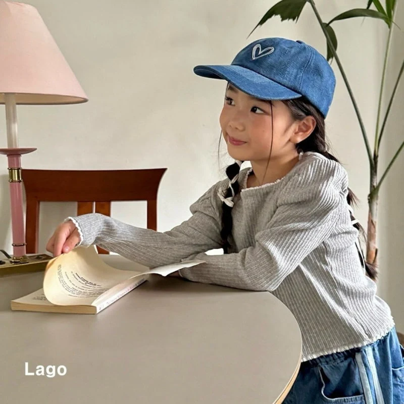 Lago - Korean Children Fashion - #Kfashion4kids - Lace Square Tee - 9