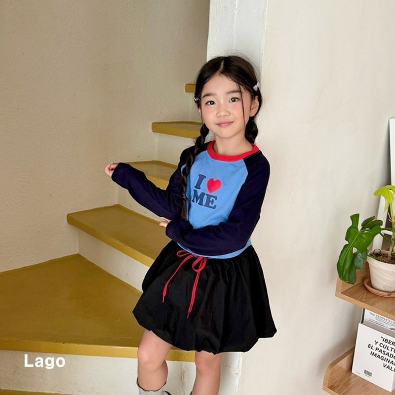 Lago - Korean Children Fashion - #Kfashion4kids - Love Me Raglan Tee - 6