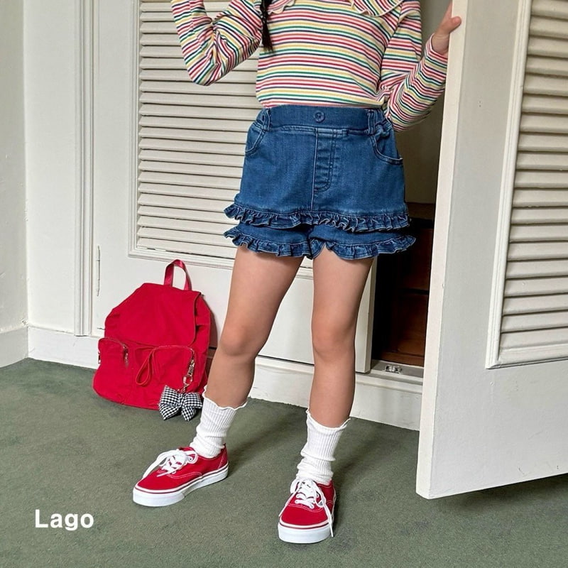 Lago - Korean Children Fashion - #childofig - Lilly Frill Span Pants - 2