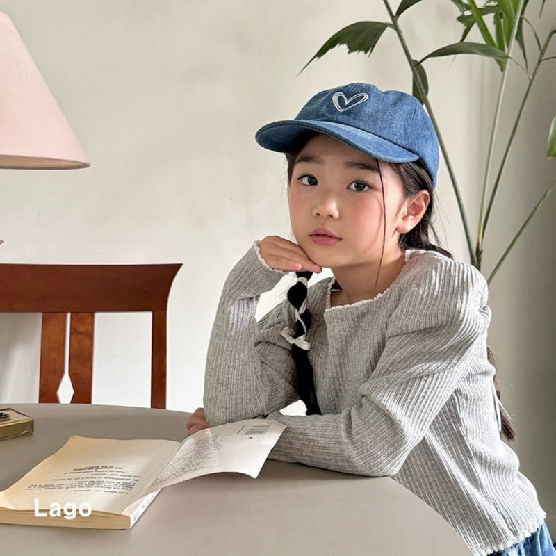 Lago - Korean Children Fashion - #childrensboutique - Lace Square Tee - 2