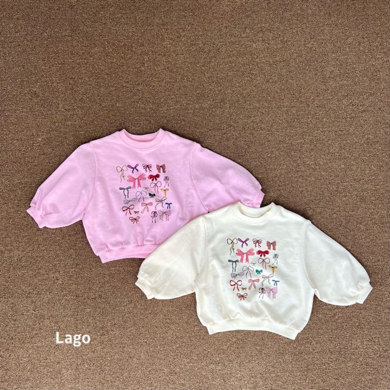 Lago - Korean Children Fashion - #childrensboutique - Ribbon Graphics Sweatshirts