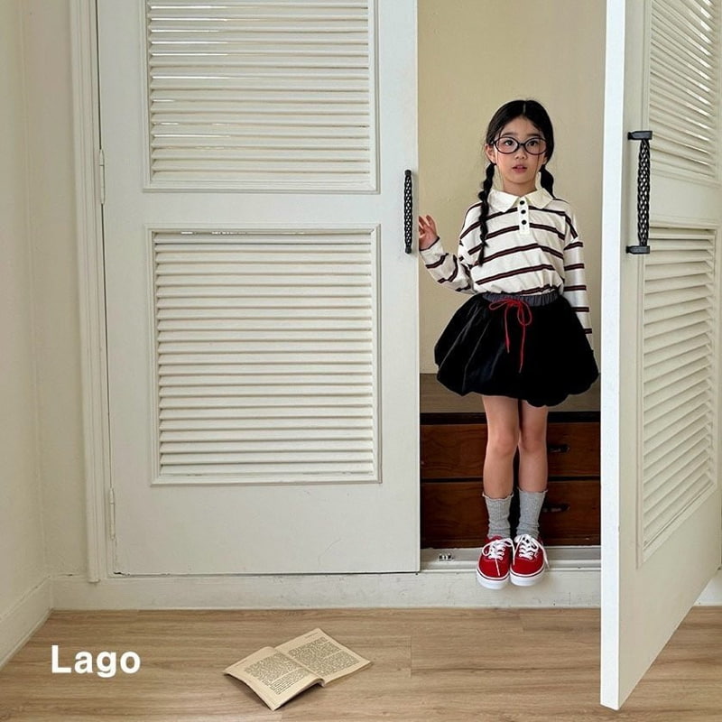 Lago - Korean Children Fashion - #discoveringself - Miu Stripe Tee - 3