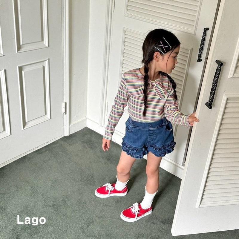 Lago - Korean Children Fashion - #discoveringself - Ribbon Rib Span Tee - 7