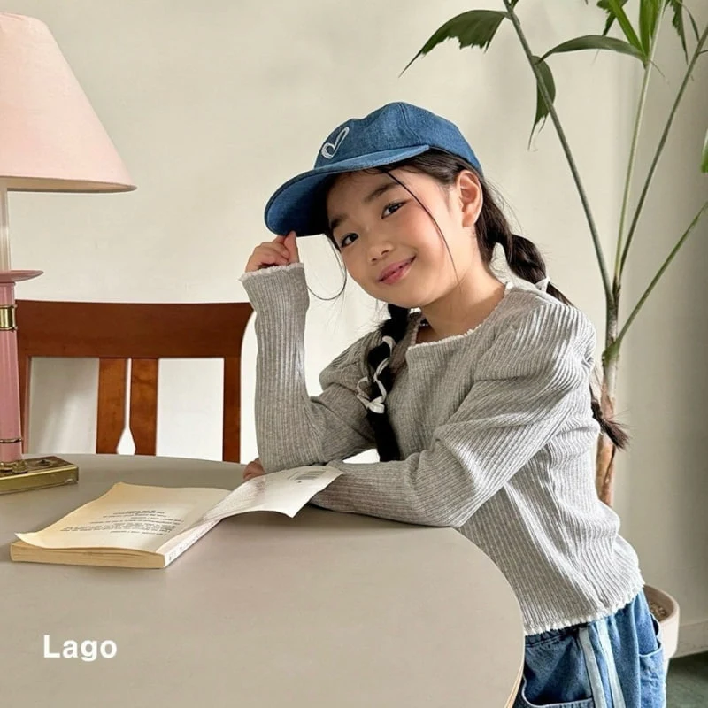 Lago - Korean Children Fashion - #designkidswear - Lace Square Tee - 4