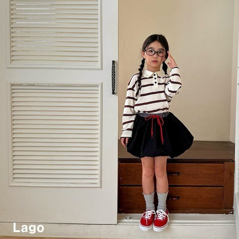 Lago - Korean Children Fashion - #discoveringself - Miu Stripe Tee - 4