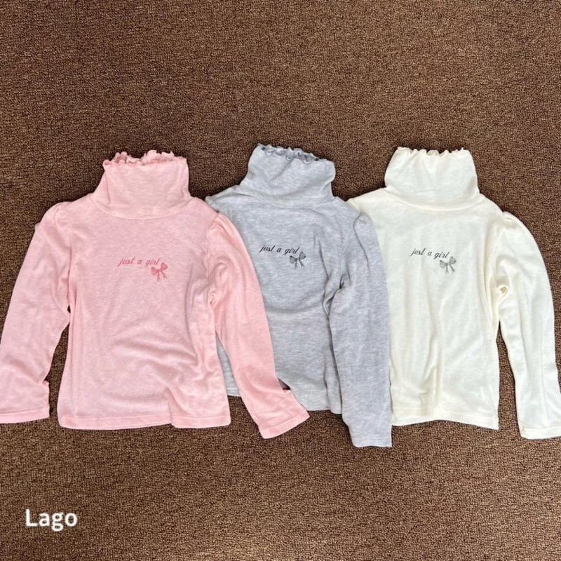 Lago - Korean Children Fashion - #fashionkids - Cozy Span Turtleneck Tee