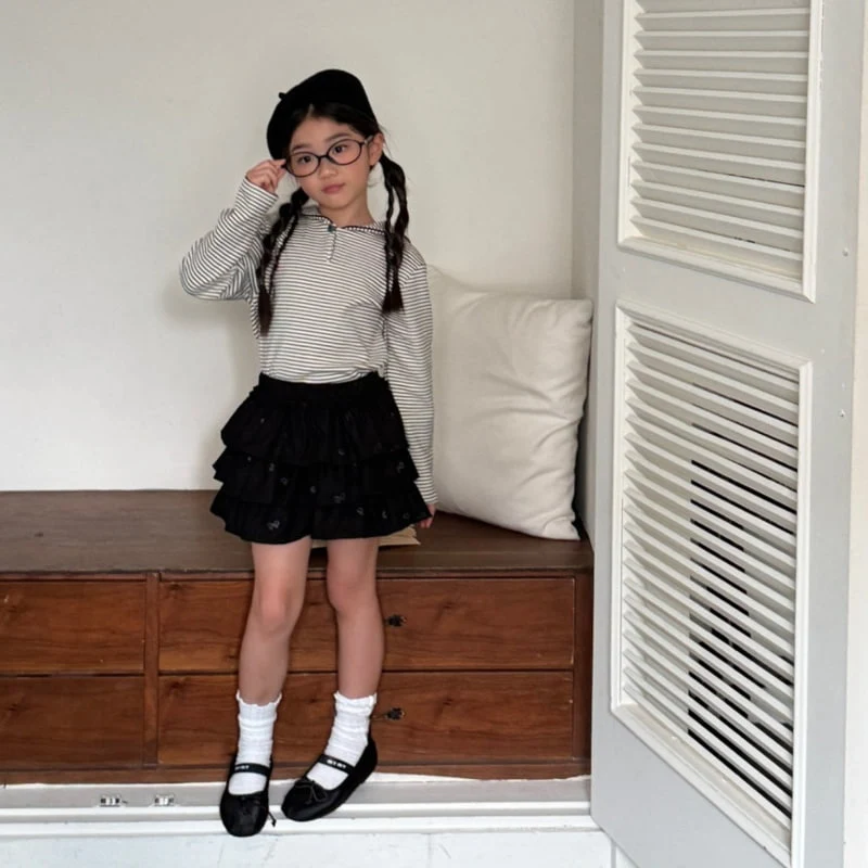 Lago - Korean Children Fashion - #kidsshorts - Celine Sailor Tee - 11