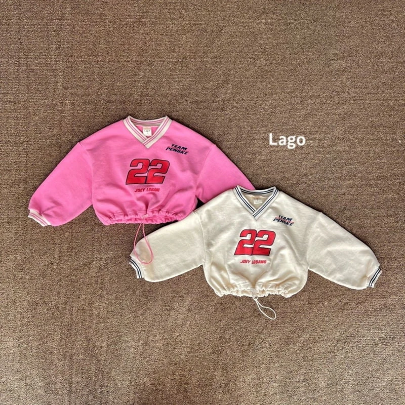 Lago - Korean Children Fashion - #kidsshorts - V Banding Sweatshirts