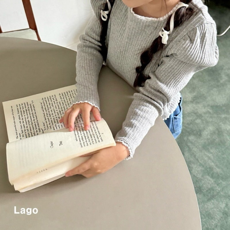 Lago - Korean Children Fashion - #kidsstore - Lace Square Tee - 7