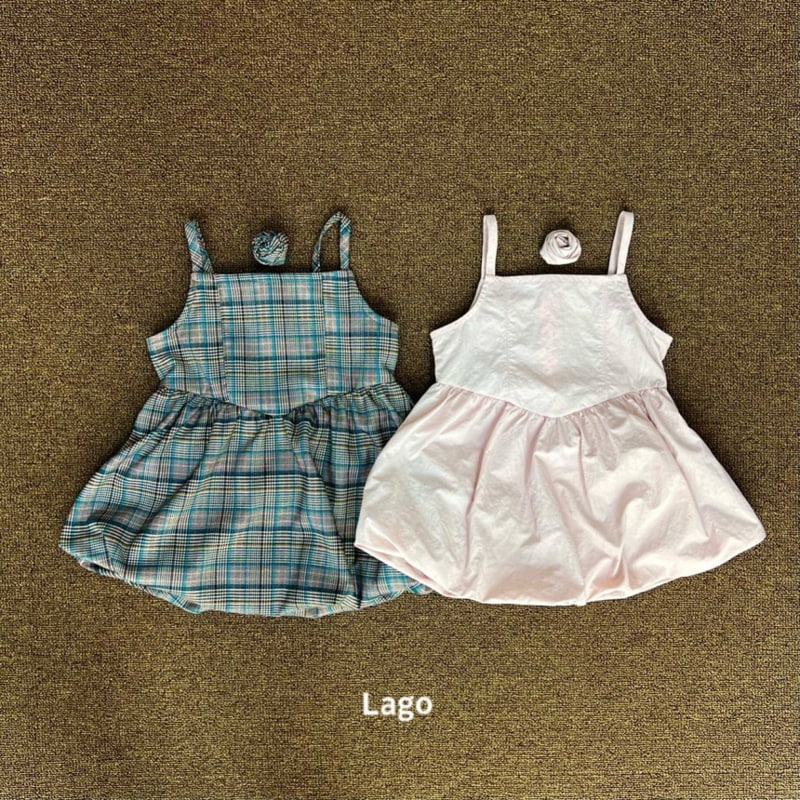 Lago - Korean Children Fashion - #kidzfashiontrend - Corsage Balloon One-piece