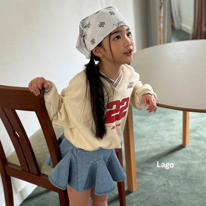 Lago - Korean Children Fashion - #kidzfashiontrend - V Banding Sweatshirts - 3