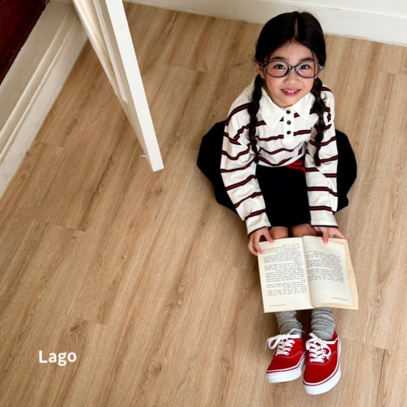 Lago - Korean Children Fashion - #littlefashionista - Miu Stripe Tee - 9