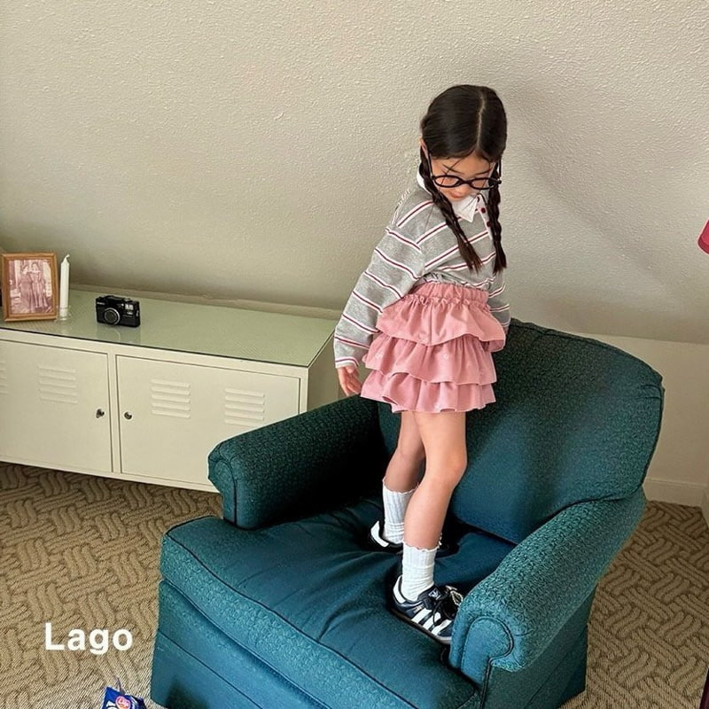 Lago - Korean Children Fashion - #magicofchildhood - Miu Stripe Tee - 10