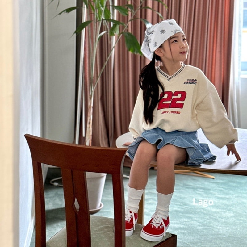 Lago - Korean Children Fashion - #magicofchildhood - V Banding Sweatshirts - 6