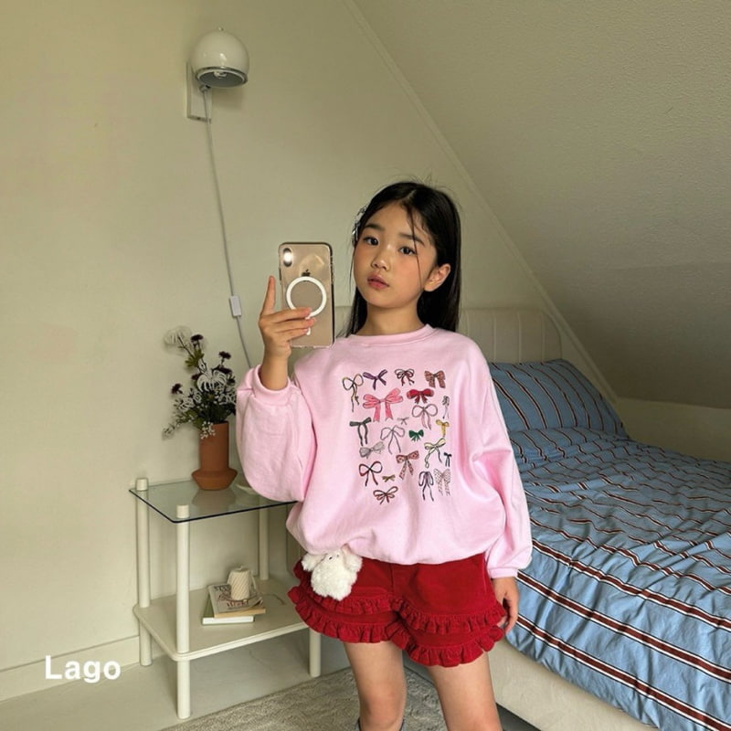 Lago - Korean Children Fashion - #minifashionista - Ribbon Graphics Sweatshirts - 11