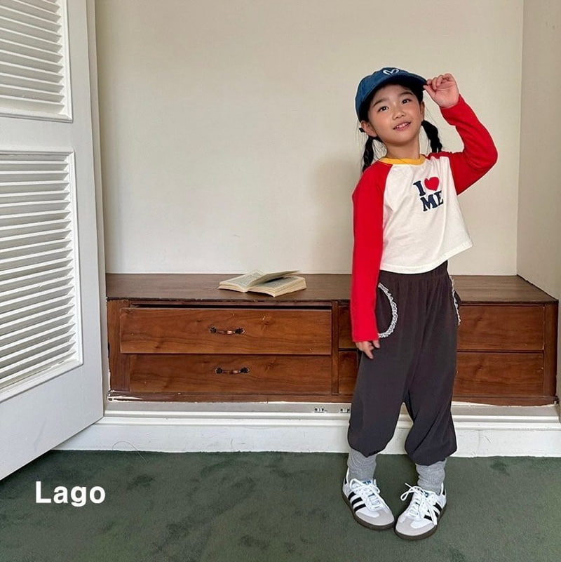 Lago - Korean Children Fashion - #todddlerfashion - High Lace Jogger Pants - 2