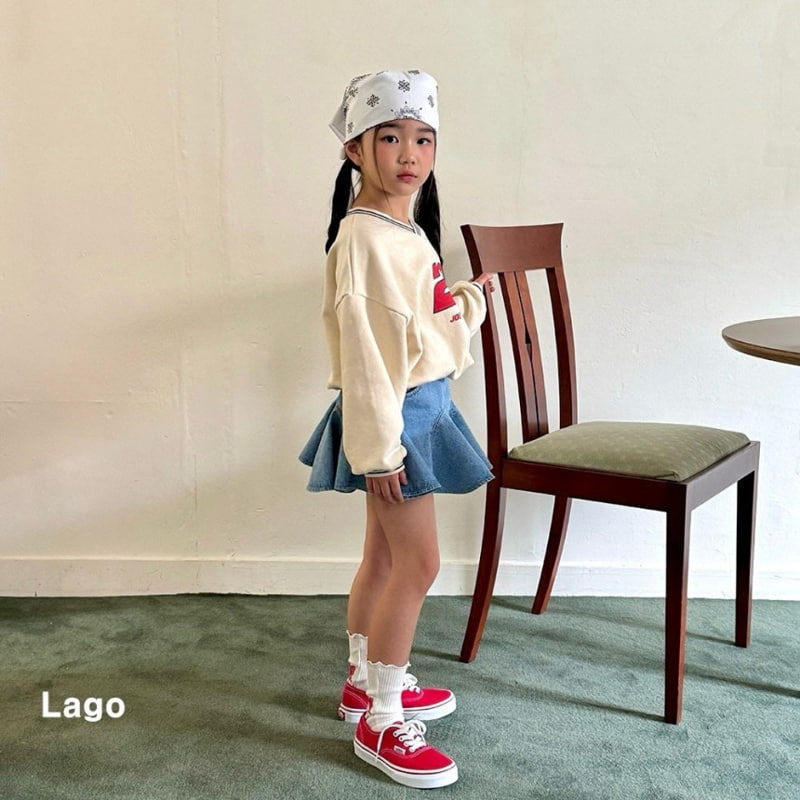 Lago - Korean Children Fashion - #todddlerfashion - V Banding Sweatshirts - 9