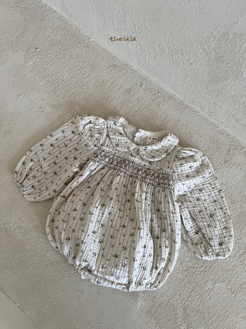 Lala - Korean Baby Fashion - #babyboutique - El Smocked Bodysuit - 2