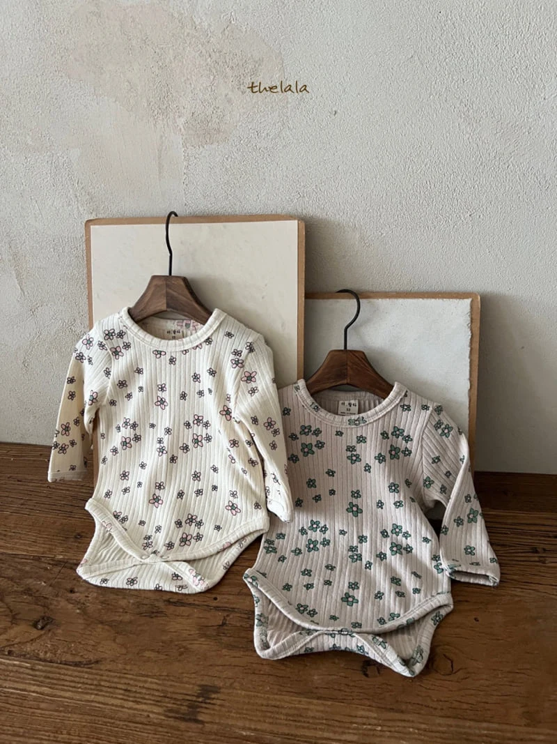 Lala - Korean Baby Fashion - #babyboutique - Floral Bodysuit - 11