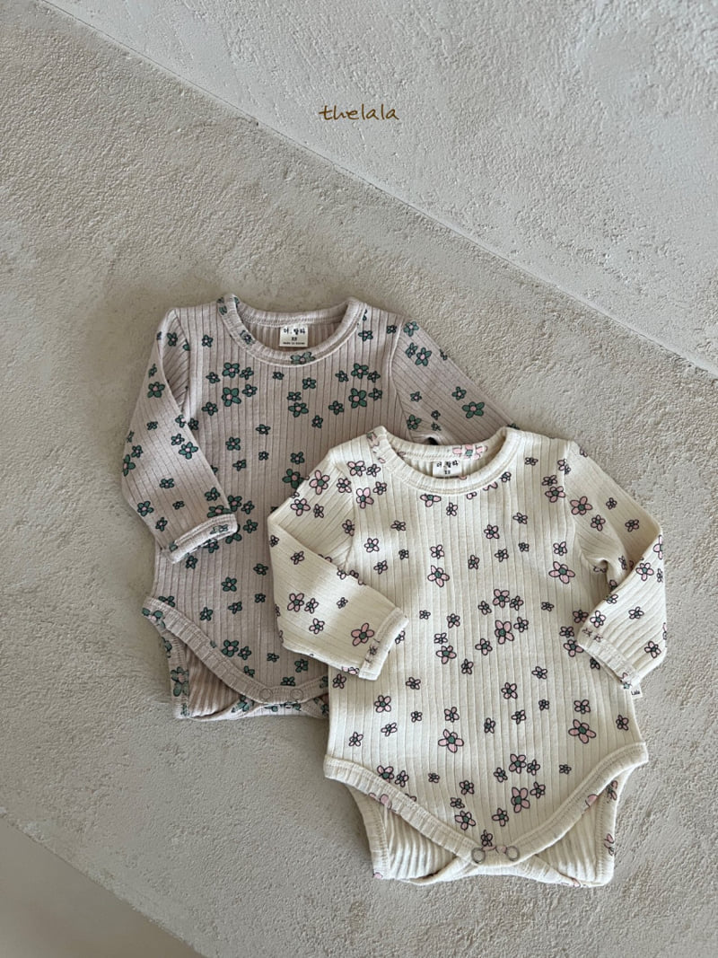 Lala - Korean Baby Fashion - #babyboutiqueclothing - Floral Bodysuit - 12