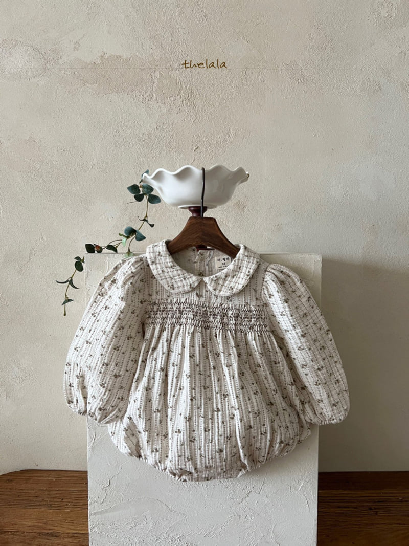 Lala - Korean Baby Fashion - #babyfashion - El Smocked Bodysuit - 5