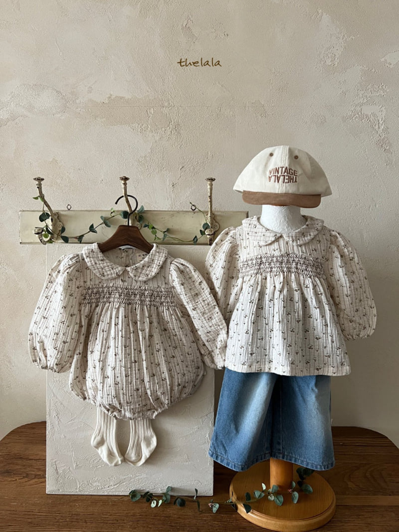 Lala - Korean Baby Fashion - #babyoninstagram - El Smocked Bodysuit - 9