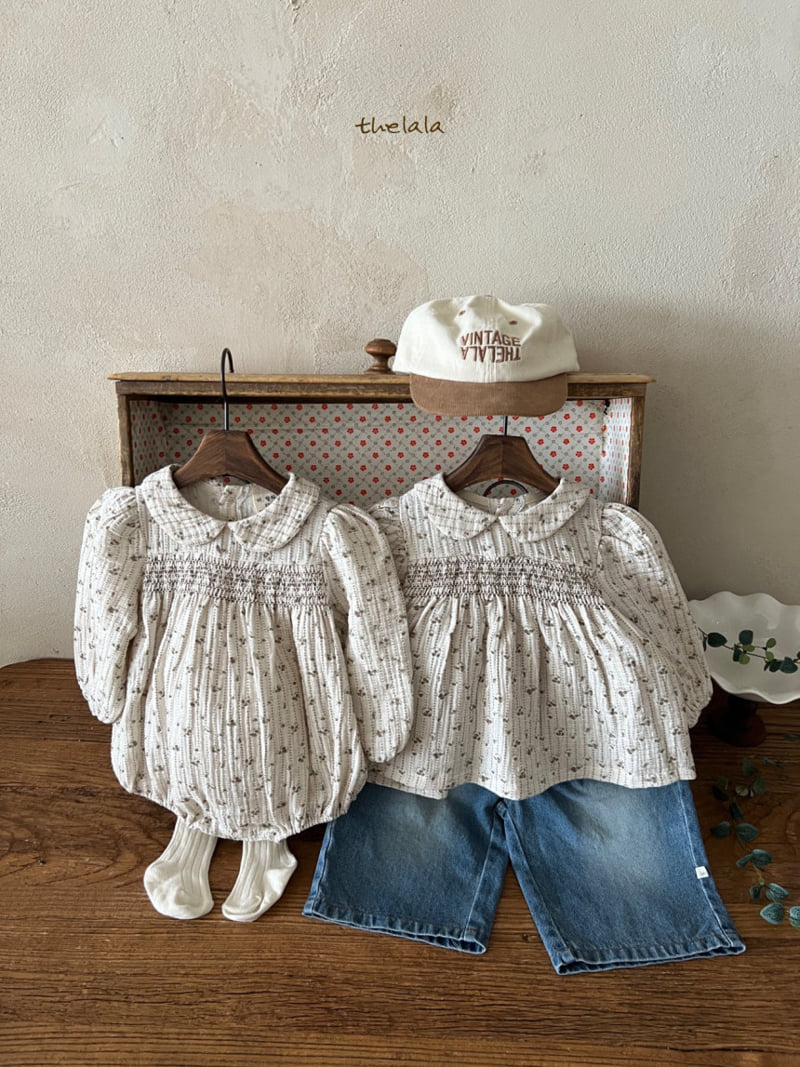 Lala - Korean Baby Fashion - #babyoutfit - El Smocked Bodysuit - 11