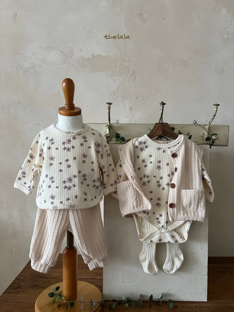 Lala - Korean Baby Fashion - #babyoutfit - Floral Bodysuit - 6