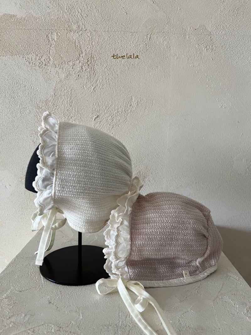 Lala - Korean Baby Fashion - #onlinebabyshop - Sailor Frill Bonnet - 2