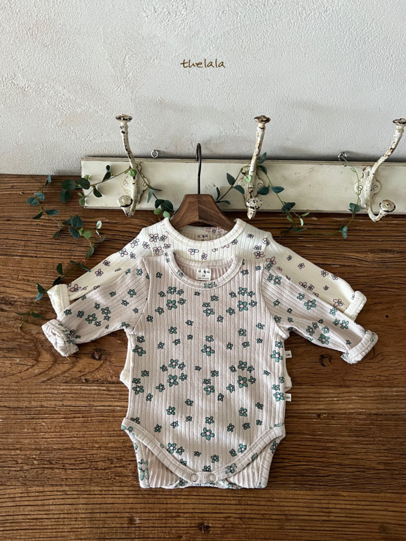 Lala - Korean Baby Fashion - #smilingbaby - Floral Bodysuit - 10