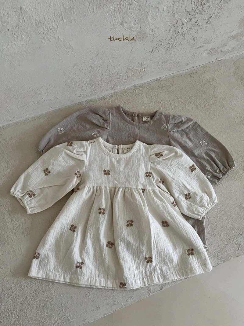 Lala - Korean Children Fashion - #childofig - Glory Embroidery Dress - 2