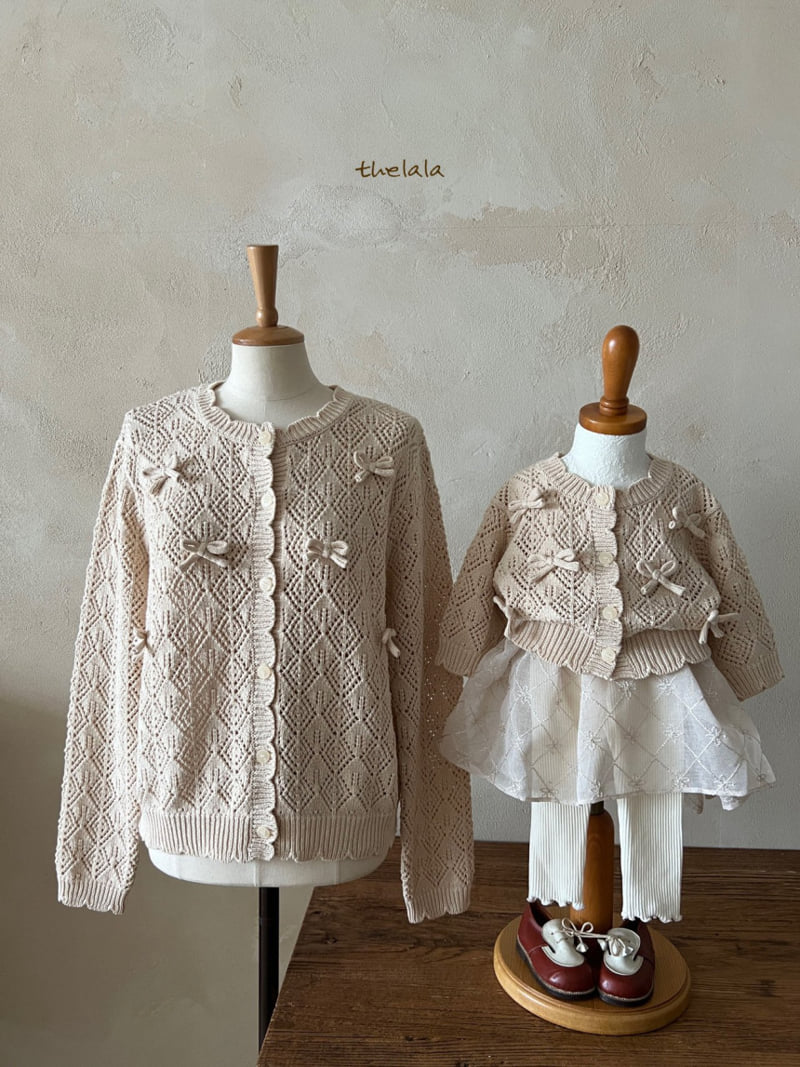 Lala - Korean Children Fashion - #childrensboutique - Ribbon Knit Cardigan - 3