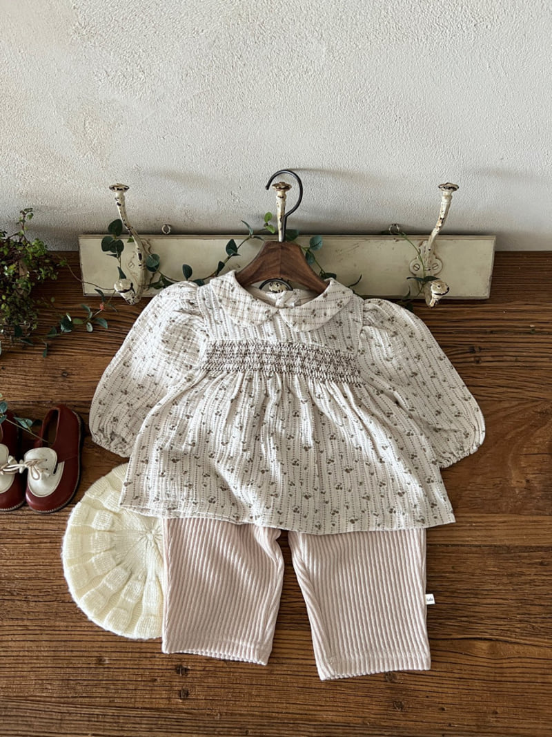 Lala - Korean Children Fashion - #minifashionista - El Smocked Blouse - 10