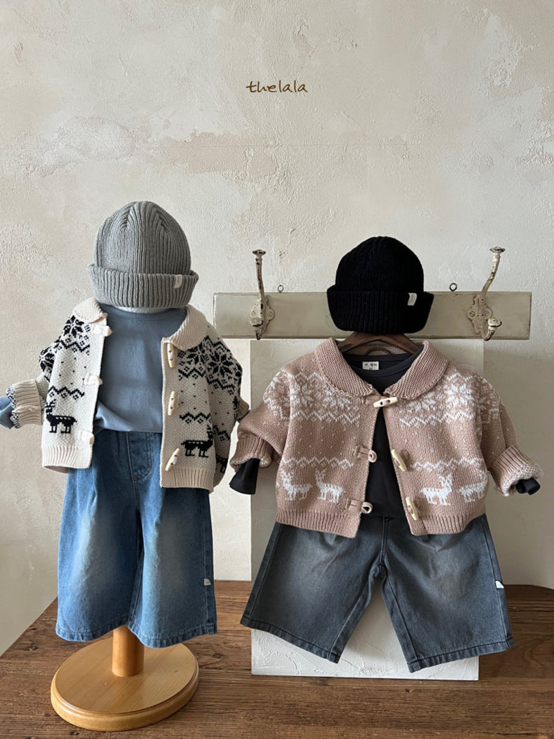 Lala - Korean Children Fashion - #prettylittlegirls - Wide Denim Pants - 10